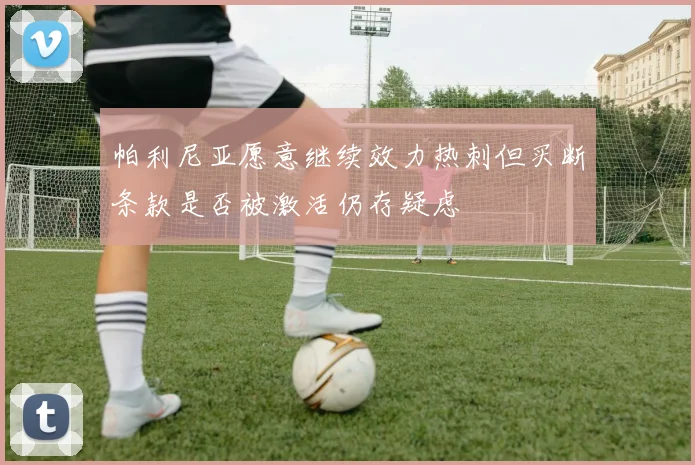 帕利尼亚愿意继续效力热刺但买断条款是否被激活仍存疑虑